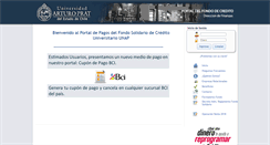 Desktop Screenshot of pagosfondo.unap.cl