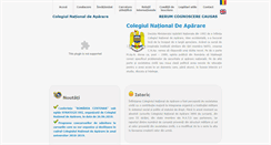 Desktop Screenshot of cnap.unap.ro