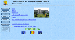Desktop Screenshot of biblioteca.unap.ro